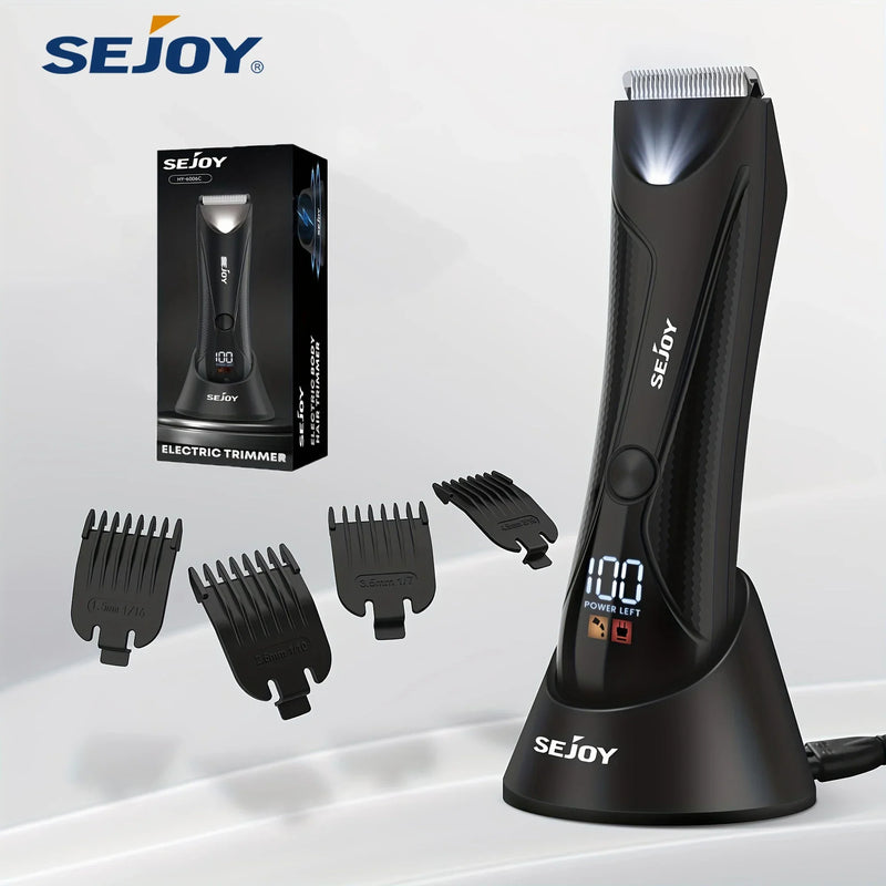 ✂️ Cortapelos eléctrico Sejoy: uso íntimo y general, resistente al agua