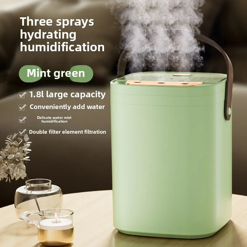 Humidificador de Niebla Fría con Luz Nocturna – 1.8L