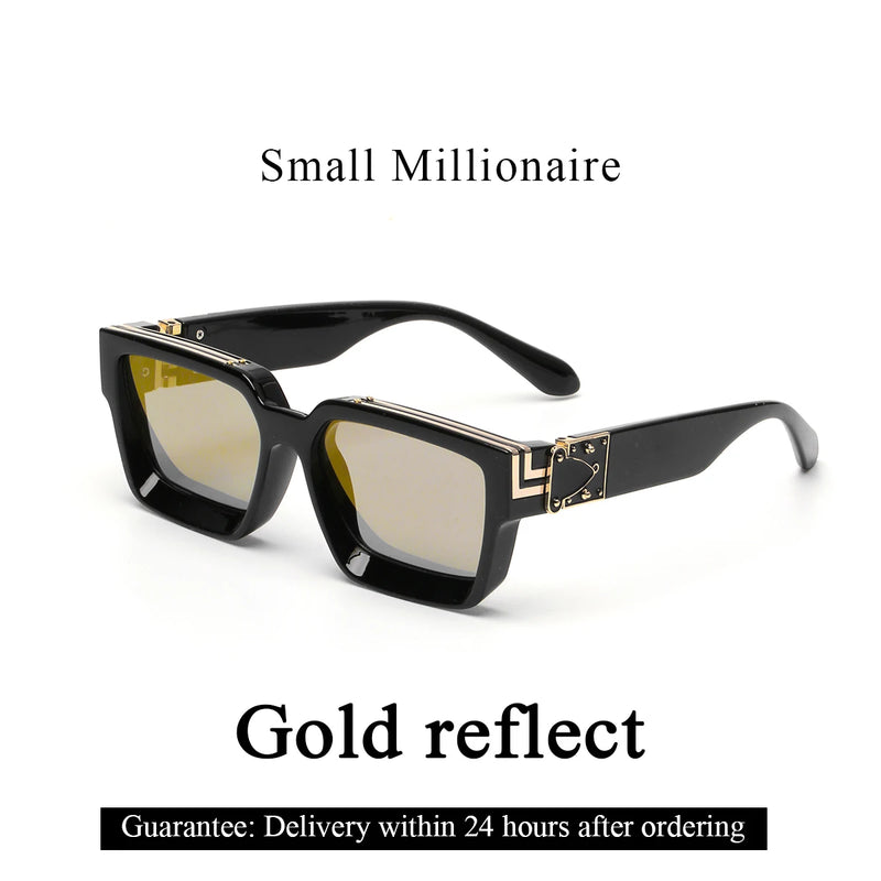 Ruiao Gafas de Sol Retro Black