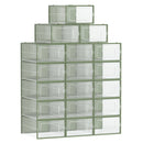 👟 SONGMICS Fundas Apilables para Zapatos – Plegables, Compatibles hasta la Talla 46 (UK 11)