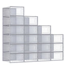 👟 SONGMICS Fundas Apilables para Zapatos – Plegables, Compatibles hasta la Talla 46 (UK 11)