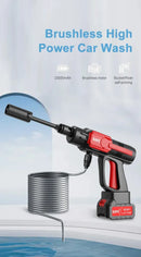 Hidrolimpiadora inalámbrica de alta presión EAFC: motor sin escobillas, 100 bares y batería de 20 000 mAh