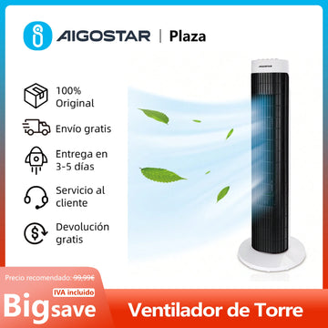 Ventilador de Torre con Temporizador