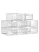 👟 SONGMICS Fundas Apilables para Zapatos – Plegables, Compatibles hasta la Talla 46 (UK 11)