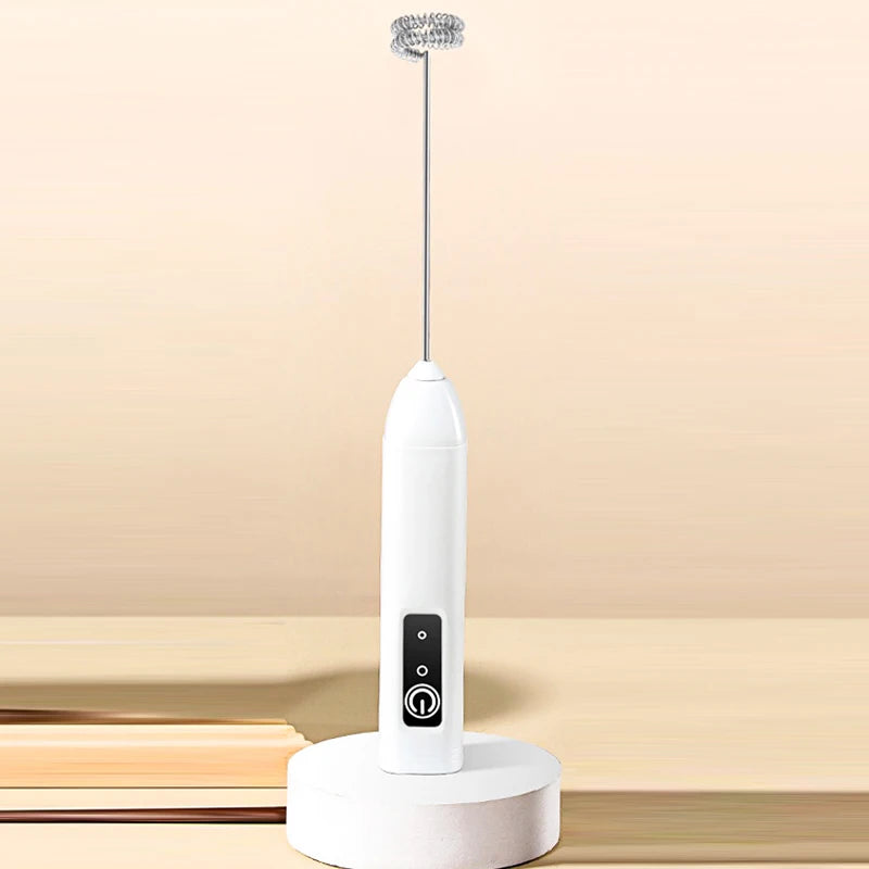 Batidora eléctrica de mano: espumador de leche y batidora de cocina portátil