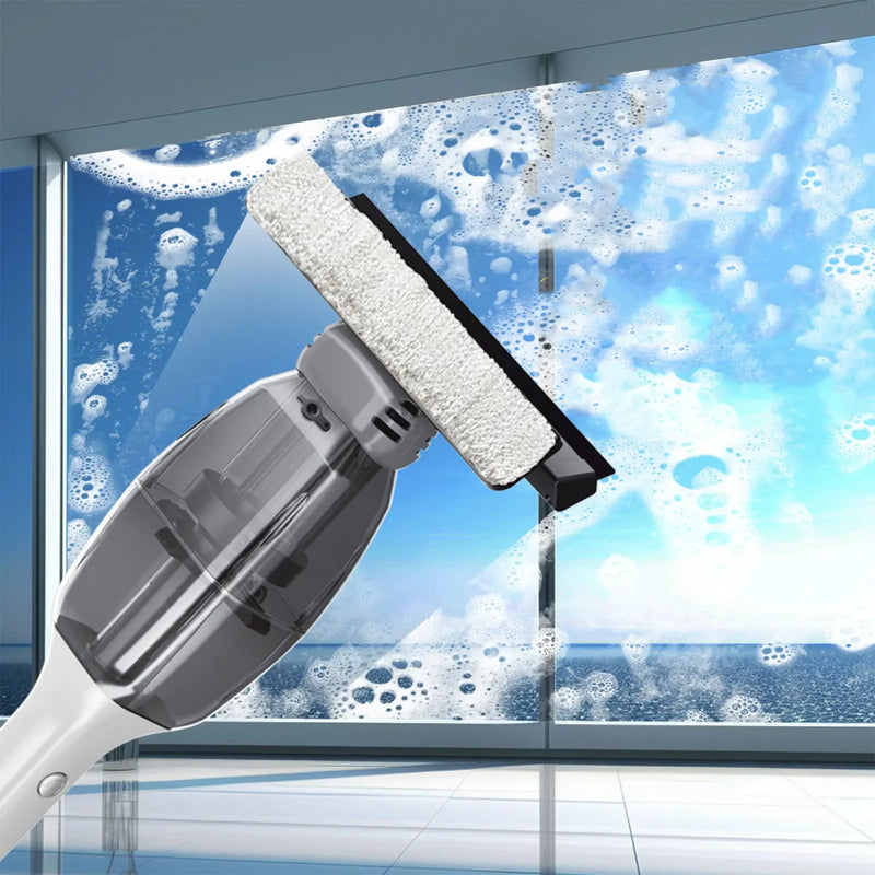 Limpiador de cristales eléctrico con extensión telescópica (90–105 cm) – MicroData