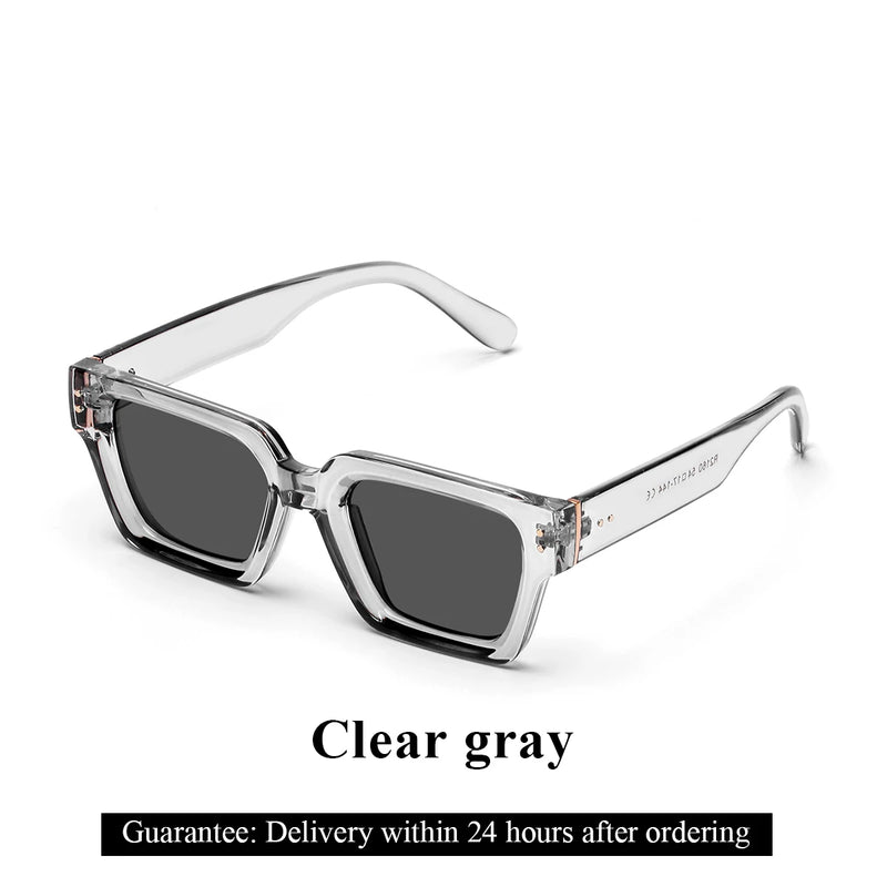 Ruiao Gafas de Sol Retro Black