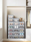 👟 SONGMICS Fundas Apilables para Zapatos – Plegables, Compatibles hasta la Talla 46 (UK 11)