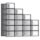 👟 SONGMICS Fundas Apilables para Zapatos – Plegables, Compatibles hasta la Talla 46 (UK 11)