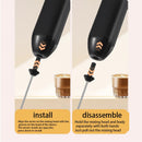 Batidora eléctrica de mano: espumador de leche y batidora de cocina portátil