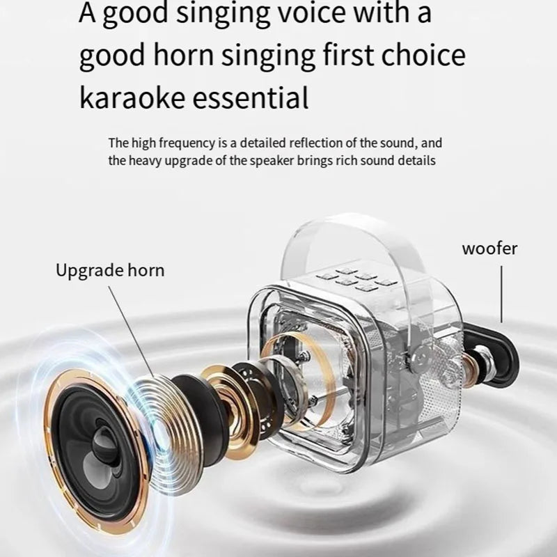 K12 Micrófono Karaoke Bluetooth Portátil