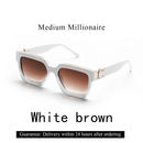 Ruiao Gafas de Sol Retro Black