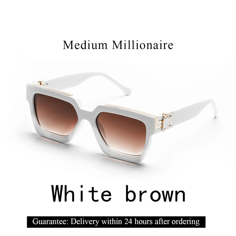 Ruiao Gafas de Sol Retro Black