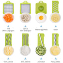 8 en 1 Cortador Multifuncional de Verduras – Rallador, Rebanador y Pelador