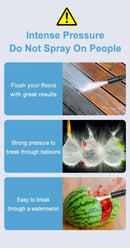 Hidrolimpiadora inalámbrica de alta presión EAFC: motor sin escobillas, 100 bares y batería de 20 000 mAh